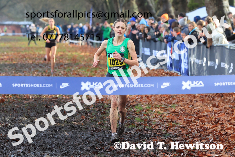 Senior Womens and Under-23s 2025 Liverpool Cross Challenge, Sefton Park, Saturday, November 22th. Photo: David T. Hewitson/Sports for All Pics